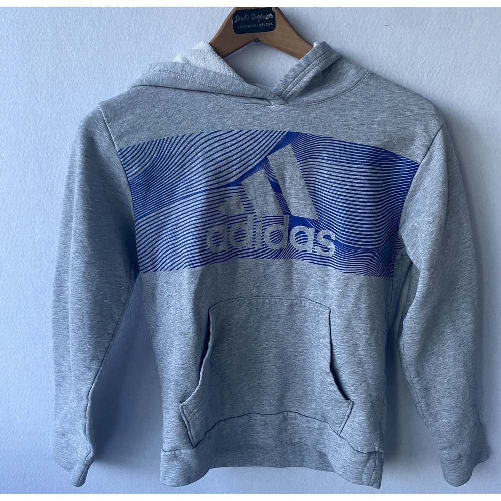 Adidas Hoodie‎ Unisex Hooded Sweatshirt Youth 10/12 M